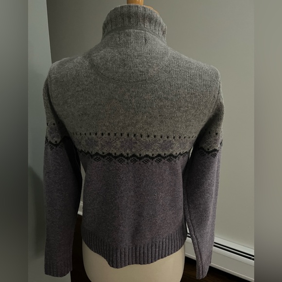 NWOT Woolrich Lambswool Mock Neck Sweater Size Small Z539 - Picture 2 of 4